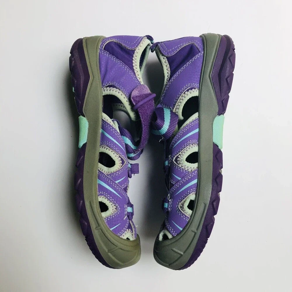 Merrell A select Hidro Fresh Sandals Youth Size 4M Purple/Blue/Gray Teal Closet